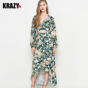 Floral dress NWT size S